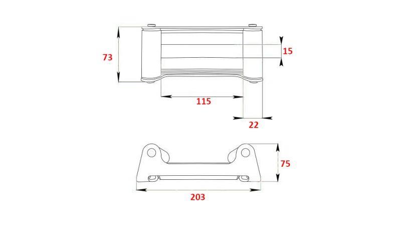 RULLAOPASTIN TERÄSJOHTIMELLE DWH 4500 HDL
