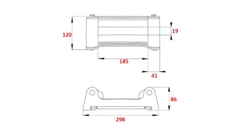 RULLEGUIDE FOR STÅL KABEL DWM, DWH, DWT, DWHI 9000-22000