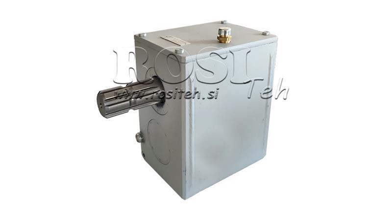 TRAUKTUVAS REDUKTORIUS - 1:1.85 (40HP-30kW) Moteriškas-Vyriškas