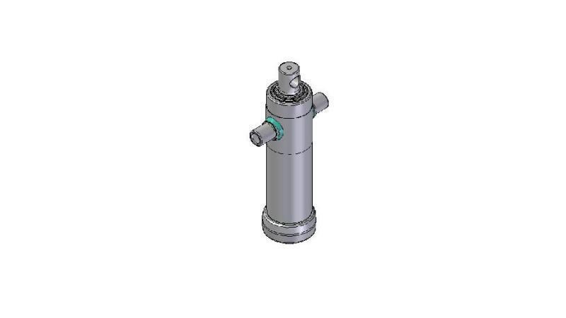 3035F - CYLINDRE TÉLESCOPIQUE STANDARD/ORIFICE 3 ÉTAPES DÉPLACEMENT 1043 DIAMÈTRE 112