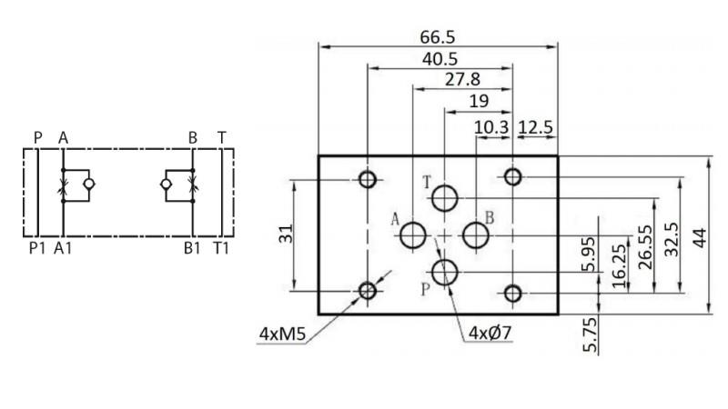 FLOW REGULATOR CETOP 3 INPUT