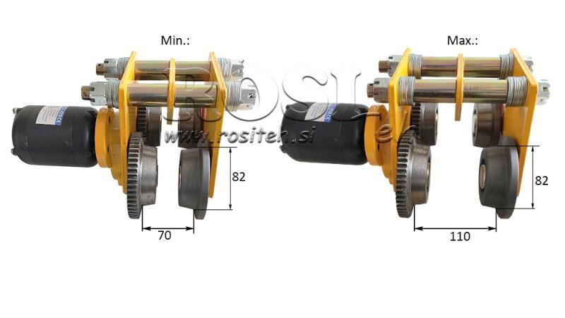 ELECTRICAL TROLLEY FOR INDUSTRY WINCH DWI 1 T