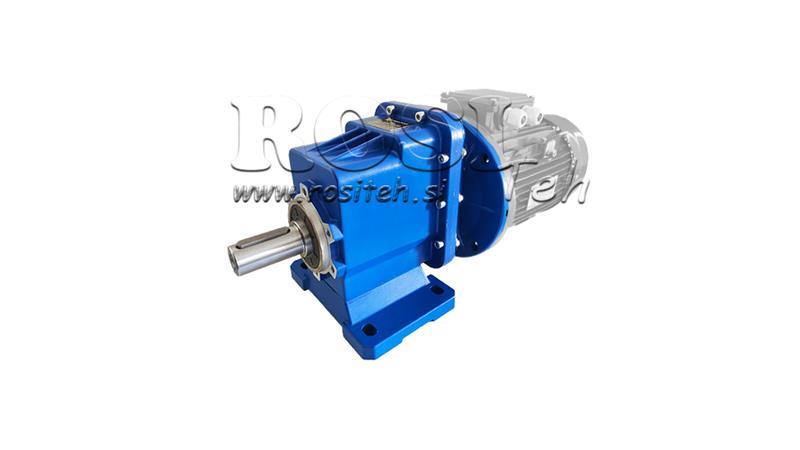 ERC03 HELICAL GEARBOX FOR ELECTRIC MOTOR MS90 (1,1-1,5kW) RATIO 25:1