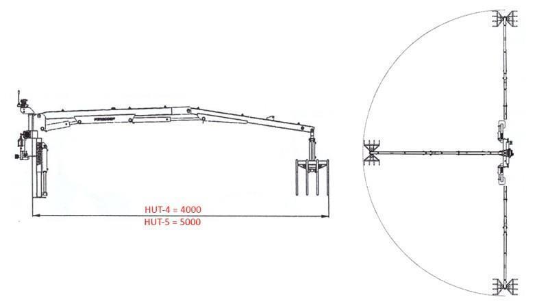 HYDRAULIKLADER, TRAKTORKRAN MIT GABEL HUT 4m (+ 7 SEKTION)