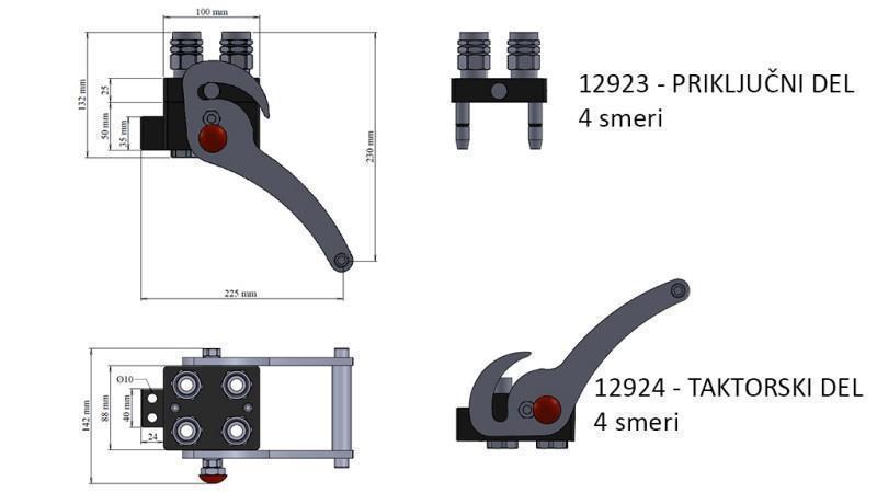 MULTI-FASTER KUPPLUNG 4wie BSP1/2  NEUER TYP TRAKTORTEIL