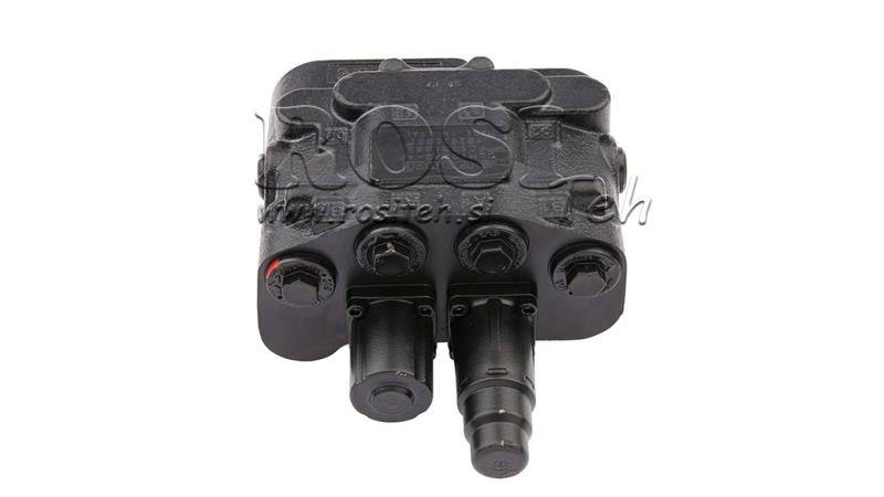VANNE DE CONTRÔLE HYDRAULIQUE DLM-122/2 2xP80 L/min SENSIBILITÉ DE CHARGE AVEC FONCTION FLOTTANTE