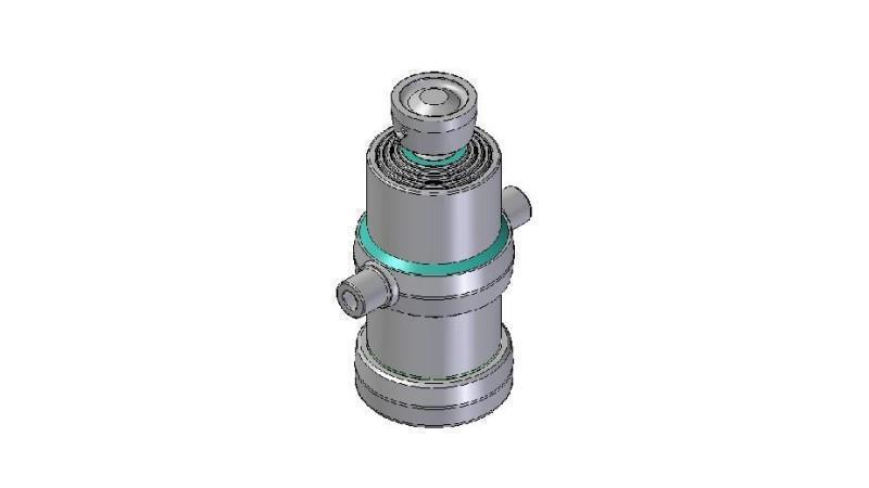 4070S -TELESCOPIC CYLINDER STANDARD/BALL 4 STAGE SLAG 1030 DIAMETER 170