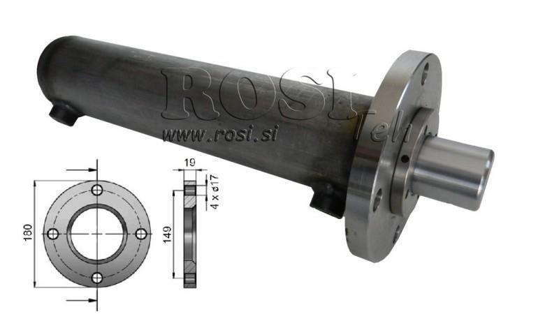 hidravlični cilinder flange 80/50-600