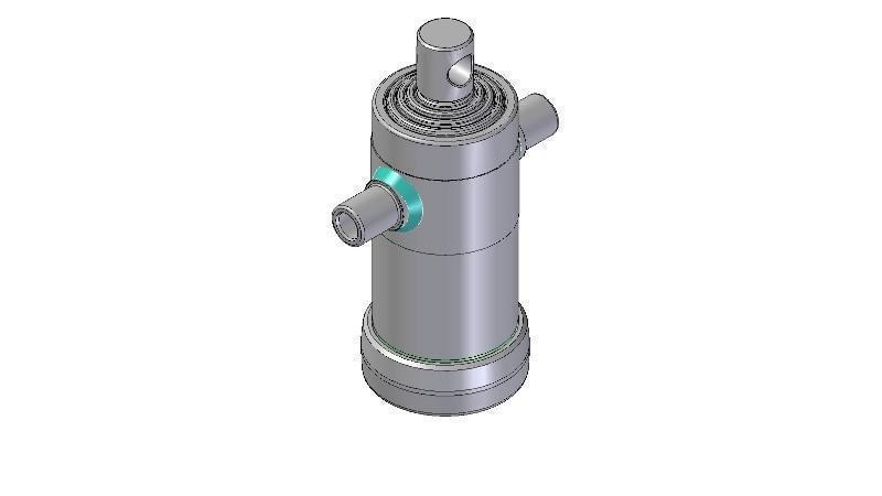 Einfachwirkende Hydraulikzylinder von 5t bis 50t
