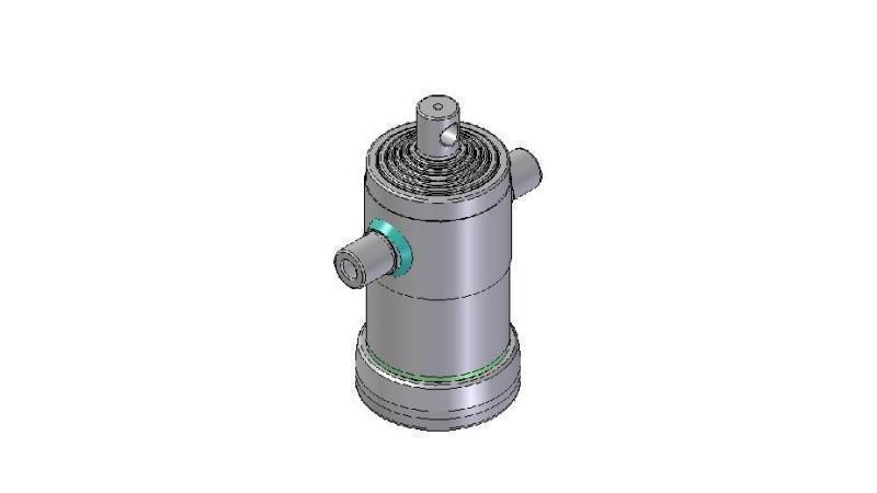 6007F - TELESCOPIC CYLINDER STANDARD/HOLE 6 STAGES STROKE 1180 FI 152