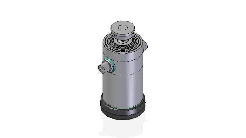 6091S -TELESCOPIC CYLINDER STANDARD/BALL 6 STAGES TRAVEL 3700 DIAMETER 300