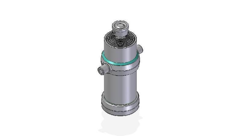 7020S -TELESCOPIC Sylinder STANDARD/KULE 7 TRINN REISE 2605 DIAMETER 190