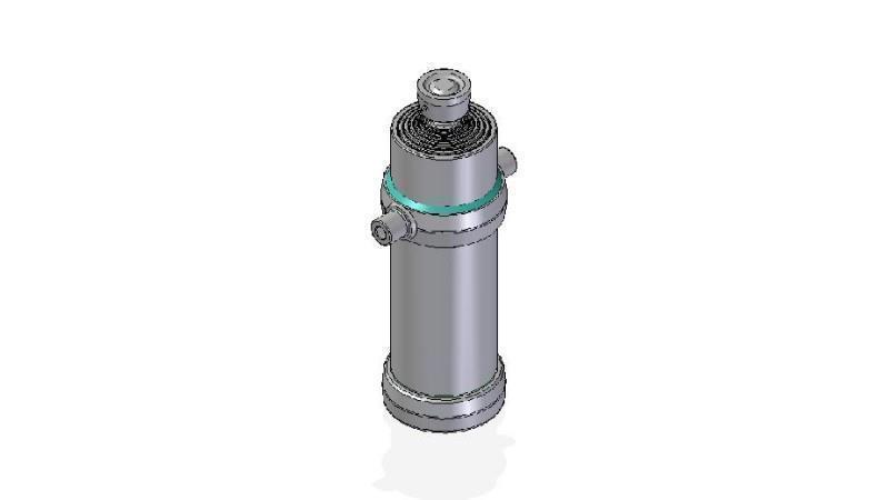 7022S - TELESCOPICKÝ CYLINDR STANDARD/KULIČKA 7 STUPŇŮ CESTA 3445 PRŮMĚR 190