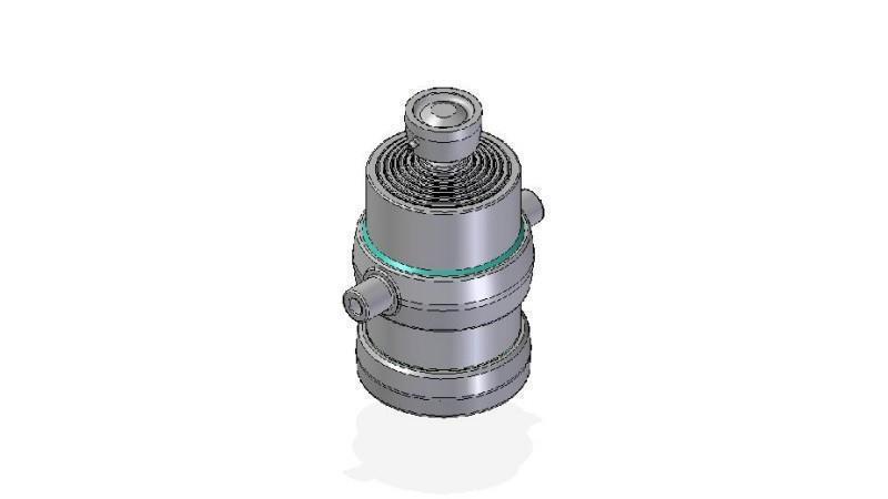 7050S -TELESKOPICKÝ VALEC ŠTANDARD/BALÓN 7 STUPŇOV CESTA 1665 PRIEMER 215