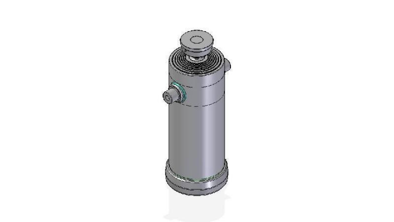 7091S -TELESCOPIC ZYLINDER STANDARD/KUGEL 7 STUFEN HUBLÄNGE 4355 DURCHMESSER 300