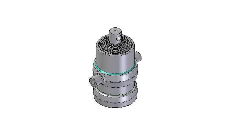 8003F - TELESCOPISK CYLINDER STANDARD/HÅL 8 STEG SLAG 1700 FI 190
