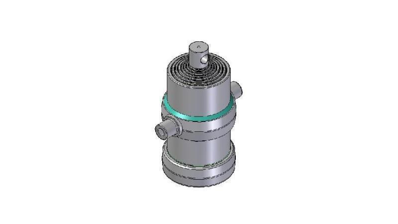 8005F -TELESKOPZYLINDER STANDARD/LOCH 8 STUFEN HUB 2060 FI 190