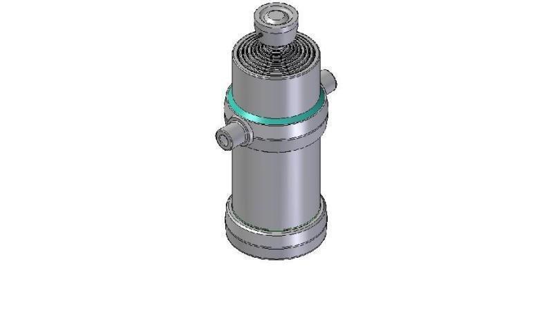 8007S -TELESCOPICKÝ CYLINDR STANDARD/KULIČKA 8 STUPŇŮ CESTA 2980 PRŮMĚR 190