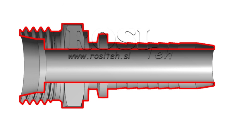 HIDRAVLIČNI PRIKLJUČEK CES 38 S MOŠKI DN31-M52x2