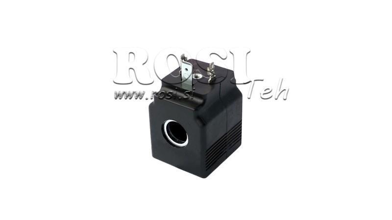 ELECTROMAGNETIC COIL 230V AC - SAE08 - fi 13,2mm-38,6mm 22W IP65