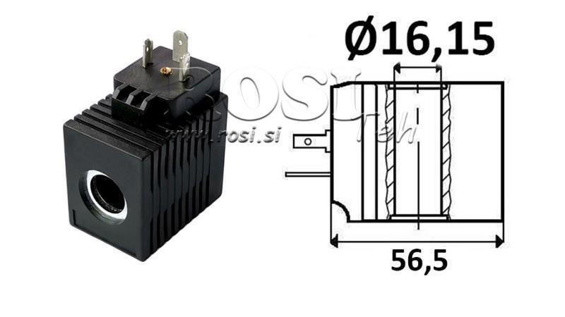 EL. MÁGNESES TEKERCS 230V AC - CB12 - fi 16,15mm-52mm 30W IP65