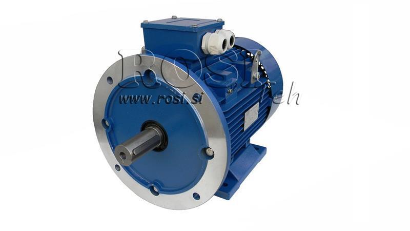 15kW-MOTORE ELETTRICO Y3 160L-4_1460giri 3fasi gambe+flangia-B3B5