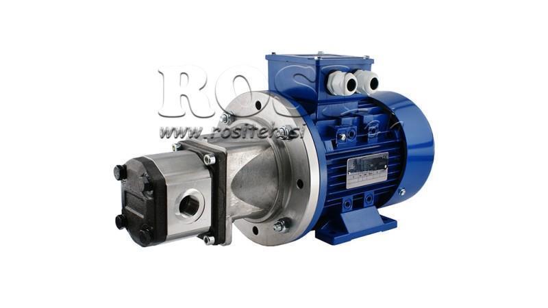 HYDRAULISCHE PUMPENKOPPLUNG GR.2 16 ccm + ELEKTRO MOTOR 3Phas - 5,5 KW (Durchfluss = 23 lit/min)