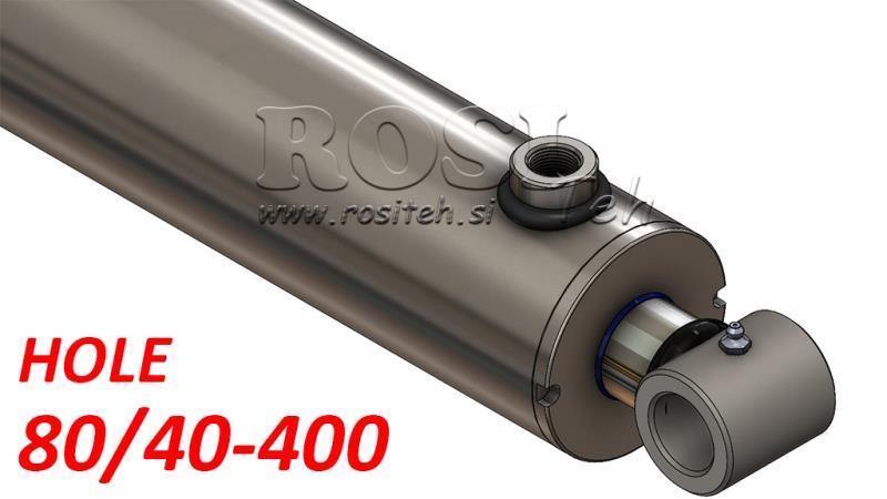 HYDRAULIC CYLINDER HOLE 80/40-400