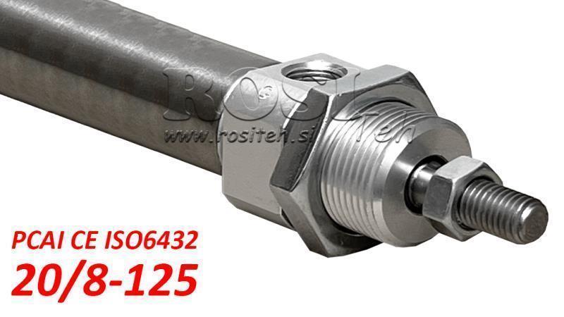 ПНЕВМАТИЧЕН ЦИЛИНДЪР PCAI 20/8-125 CE ISO6432