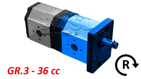 HYDRAULIKPUMPE 30C36X241 FOR GR.3 36 CC HØJRE