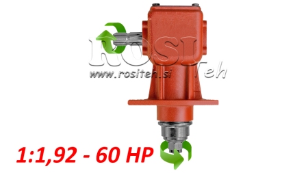 HOEK TANDWIELKAST LF-140J 1:1.92 (60PK-44KW)