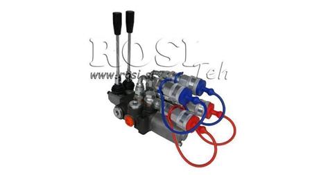HYDRAULISK VENTIL 2xP40 FLYTENDE FORLENGELSE
