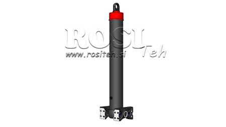 TELESCOPIC CYLINDER FOR TIPPER TRAILER 5-STAGES STROKE-7100mm 42 tons 