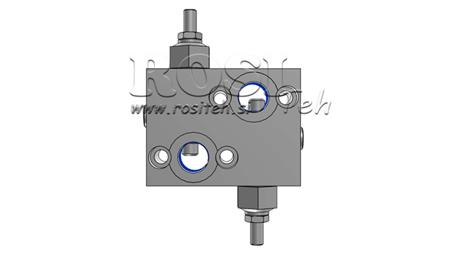 RÉGULATEUR DE PRESSION HYDRAULIQUE 10-180 BAR POUR MOTEUR HYDRAULIQUE MP-MR-MH