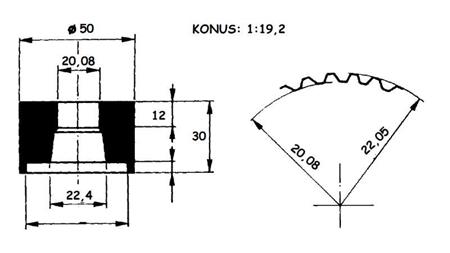 VOLANSKI OBROČ FI 360 - h105