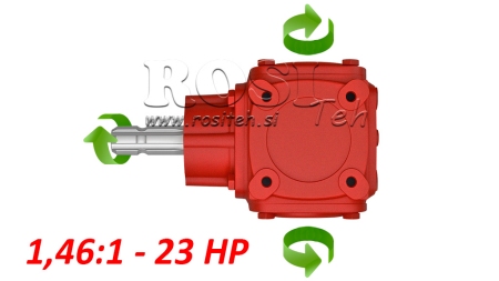 KUTNI REDUKTOR TB-19J 1,46:1 (23HP-16,9kW)