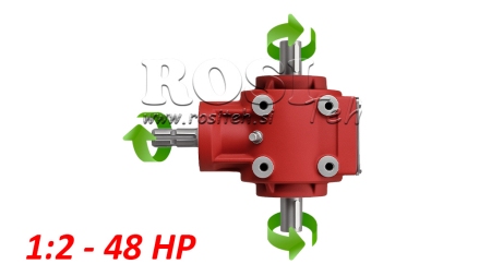 CAJA DE ENGRANAJES ANGULAR PTO-R11S 1:2 (48HP-35KW)