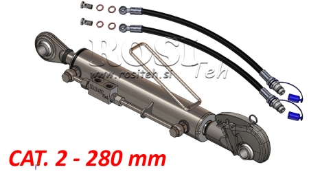 VIRŠUTINĖ HIDRAULINĖ TRAUKLĖ AUTOMATIC - 2 CAT. 63/35-280 (45-95HP)(25.4)