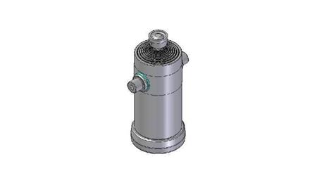 1030S -TELESCOPISK CYLINDER STANDARD/BOLL 10 STEG RESA 2330 DIAMETER 270
