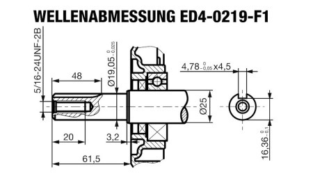 DIESELMOTOR 219cc-3,13kW-3.600 U/min-E-KW19.05x61.5-elektro start