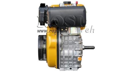 naftový (diesel) motor 418cc-7,83kW-10,65HP-3.600 U/min-H-KW25x88-manuálny štart