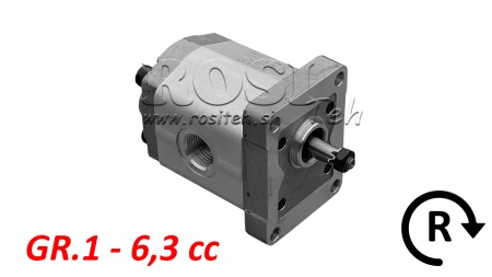 POMPA HYDRAULICZNA GR.1 6.3 CC PRAWA - GWINT