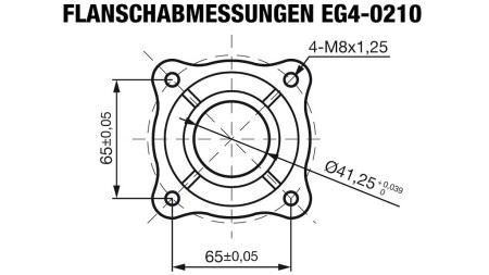 MOTORE BENZINA EG4-210cc-5,10kW-3.600 U/min-H-KW20x53-avvio manuale