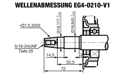 benzínový motor EG4-200cc-5,10kW-3.600 U/min-H-TP19x72-V1-manuálny štart