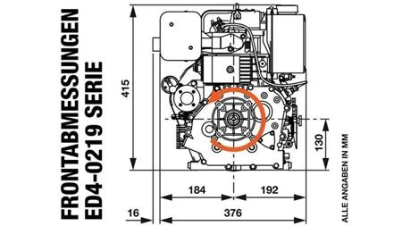 diesel motor 219cc-3,13kW-3.600 U/min-H-KW20x53-ročni zagon