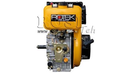 naftový (diesel) motor 306cc-4,5kW-3.600 U/min-E-KW25x63-elektrický štart