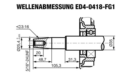 diesel motor 418cc-7,83kW-10,65HP-3.600 U/min-E-TP25.4x105-elektro zagon