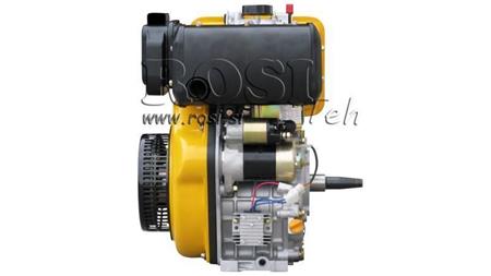 dyzelinis variklis 418cc-7.83kW-10.65AG-3,600 RPM-E-TP25.4x105-elektrinis užvedimas