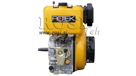 dieselmotor 418cc-7.83kW-10.65PK-3.600 RPM-E-TP26x77-elektrische start