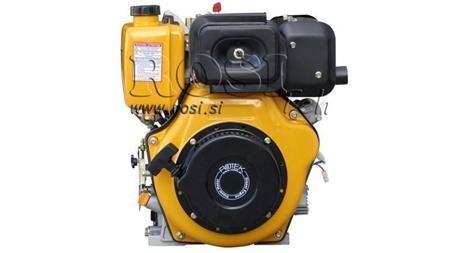 dieselmotor 418cc-7.83kW-10.65PK-3.600 RPM-E-TP26x77-elektrische start
